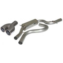 Piper exhaust Volkswagen Golf MK5 2.0T 16v TFSI GTi 2.5 inch Stainless Steel Cat back system, Piper Exhaust, TGOL11S